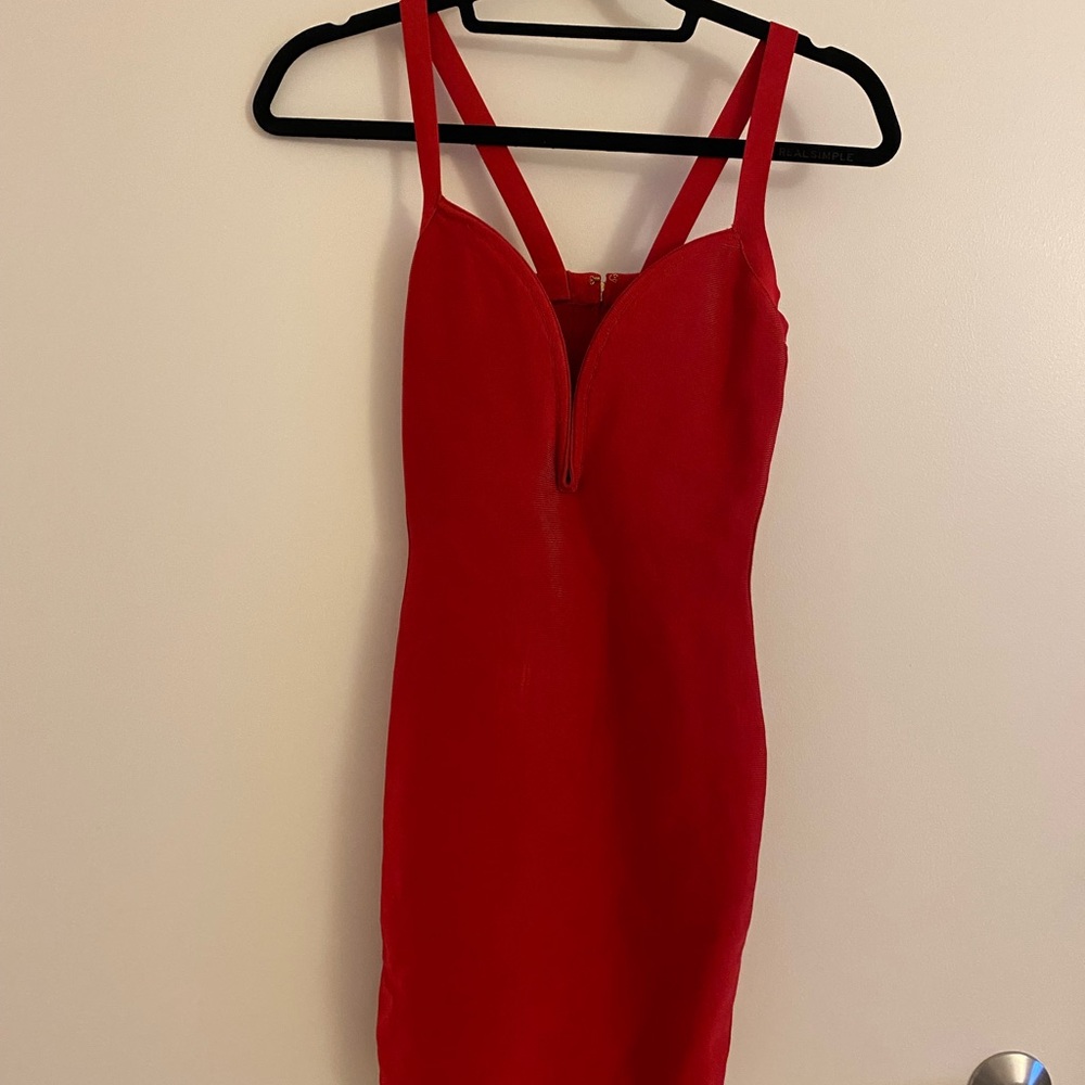 Guess by Marciano Red Cocktail Dress
